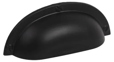 Produktbild von Schaffner MUSZLA Möbelgriff schwarz 64 mm Bohrlochabstand ZNAL