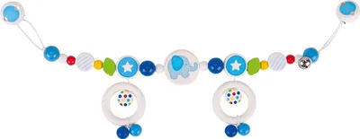 Produktbild von HEIMESS Kinderwagenkette Elefant, blau