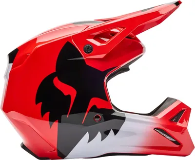 Produktbild von FOX V1 SHIELD MX-Helm fluo rot M M in rot