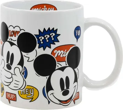Produktbild von Disney Classisc Mickey Maus Kaffeetasse Teetasse Tasse 325 ml
