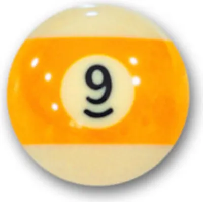 Image de Simple - Boule de billard de remplacement Aramith "Premier" - Numéro 9 en 57,2mm