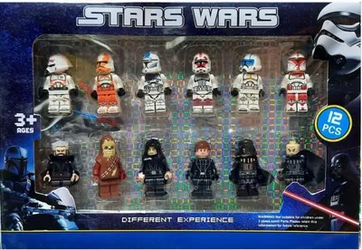 Obrázek produktu pro Sada figurek STARS WARS k legu 12Ks + příslušenství.