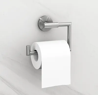 Produktbild von Toilettenpapierhalter Toilettenpapierrollenhalter Klopapierhalter Klorollenhalter Klopapierrollenhalter Kleben Ohne Bohren Selbstklebende Wandmontage, Edelstahl, Gebürstet