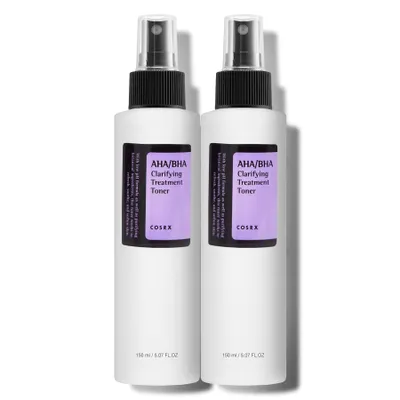 Produktbild von Gesichtswasser COSRX AHA/BHA Clarifying Treatment Toner Korean Skincare, 2x 150ml