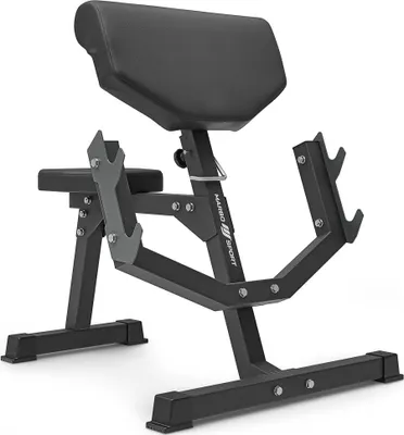 Immagine prodotto di Marbo Sport - Panca Scotts, Macchina per bicipiti e tricipiti, Panca Curl MS-L107 2.0 Nero