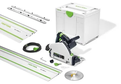 Produktbild von Festool Tauchsäge Handkreissäge TS 55 FEBQ Plus FS + 2. Führungsschiene FSV/2