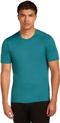 Zdjęcie produktu dla Koszulka termoaktywna z krótkim rękawem Icebreaker Merino 200 Oasis Crewe Green,Blue M Men Green,Blue M