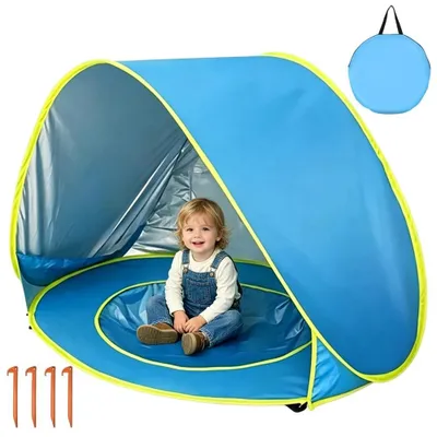 Productafbeelding van Strandtent met Kinderbadje en UV-bescherming