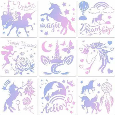 Produktbild von Malereimuster für Malerei - Kreative Zeichnungs-Muster - 20 x 20 cm