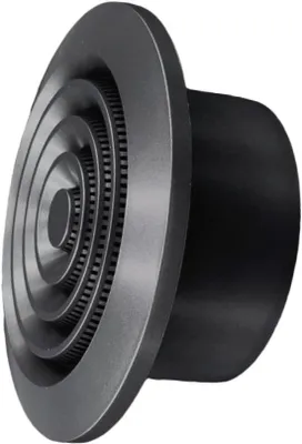 Productafbeelding van Rond Ventilatierooster 100 mm met Insectenbescherming - Kunststof en Weerbestendig