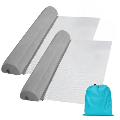 Produktbild von 2er Set aufblasbare Bettgitter für Kinder, weicher Rausfallschutz, rutschfest, faltbar , geeignet für alle Bettgrößen, ideal für Zuhause und Reisen