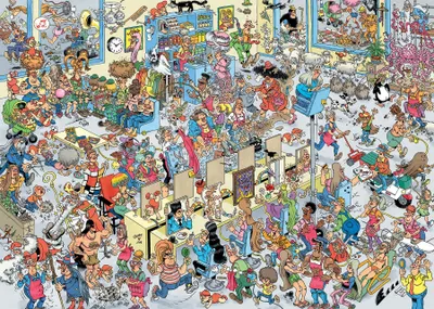 Obrázek produktu pro JUMBO Puzzle JvH U kadeřníka 1000 dílků