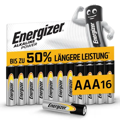 Produktbild von Energizer Alkaline Power Batterien AAA (16 Stück)