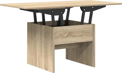 Zdjęcie produktu dla vidaXL Stolik kawowy dąb sonoma 55 x 54,5 x 45 cm Materiał drewnopochodny