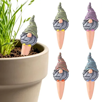 Imagen del producto de Sistema de riego automático, juego de 4 unidades, capacidad de 70 ml, para plantas de interior