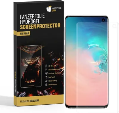 Produktbild von 2x Panzerfolie für Samsung Galaxy S10 HYDROGEL FULL-COVER Displayschutz KLAR