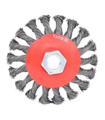 Produktbild von Yato YT-4763, Vorpolierbürste, 12500 RPM, 10 cm, Rot, Stahl