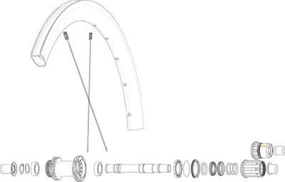 Image de Mavic 142dcl Circlip Axe de moyeu Argent  Argent Taille unique