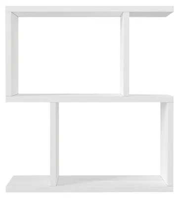 Image de Table d'appoint en bois "Karinus" - 50 x 17 x 55 cm - Blanc