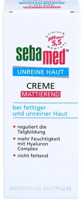 Produktbild von sebamed Unreine Haut mattierende Creme, 50 ml Creme
