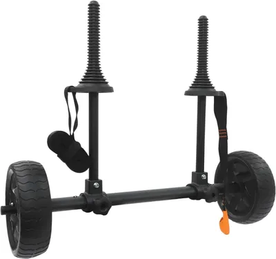 Produktbild von Kajakwagen mit verstellbarer Breite von 6 bis 28 cm für den Transport von Kanus und SUPs bis 45 kg