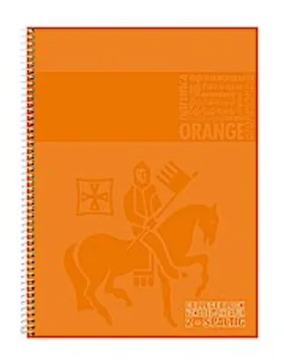 Produktbild von Collegeblock A4 80Bl 90g Lin53 - Premium orangee vokabel 2Spalten