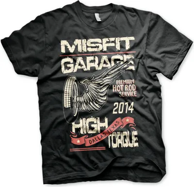 Produktbild von Misfit Garage - High Torque T-Shirt - Medium - Black