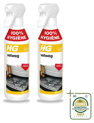 Produktbild von 2 x HG Fettweg - Maximale Reinigungskraft - 500 ml - Vorratspackung - 2 Stücke