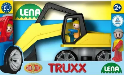 Obrázok produktu pre Lena TRUXX 04411, Bager, 2 rok / roky, Plast, Čierna, Šedá, Žltá
