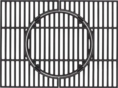 Image de Set de grilles de cuisson en fonte universel avec système de grille dans la grille
