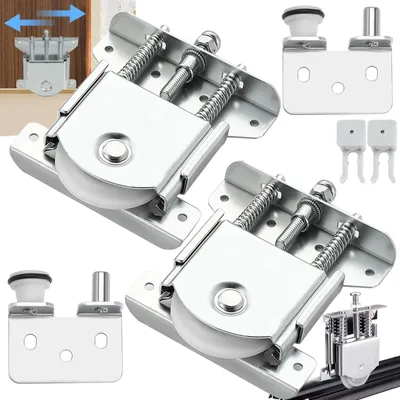 Immagine prodotto di Solidchoice - Set di 4 ruote di ricambio per porte scorrevoli