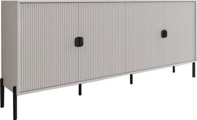 Image de Arpina - Buffet, 203x49x83h cm Beige, 4 Étagères