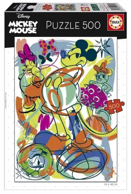 Produktbild von Educa Friends Mickey Puzzle 500 Stücke Mehrfarbig Kinder Mehrfarbig One Size
