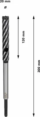Produktbild von PRO SDS plus Armierungsbohrer, 20 x 120 x 300 mm
