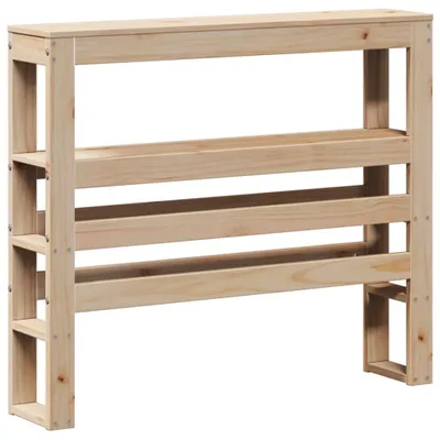 Produktbild von Kopfteil mit Ablagen 90 cm Massivholz Kiefer