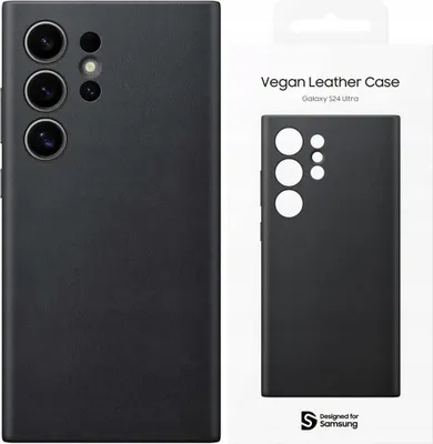 Immagine prodotto di Samsung GP-FPS928HCABW Custodia Cover Vegan Leather Case Galaxy S24 Ultra SM-S928 Black