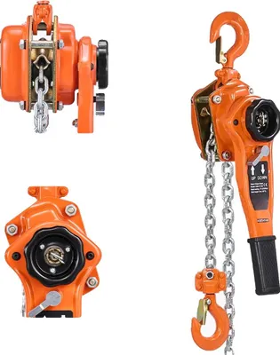 Immagine prodotto di Paranco a catena manuale con leva, capacità di carico 6 t, sistema frenante a doppio nottolino, 1 t 10 ft