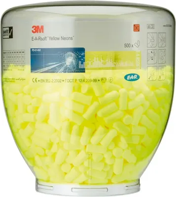 Produktbild von 3M Gehörschutzstöpsel Soft Yellow Neon Nachfülldispenser zu Art. Nr. 4000370999 - PD01002