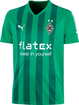 Produktbild von BMG Borussia Mönchengladbach Auswärtstrikot Erwachsene 2022/23, Größe:3XL, Spielername:ohne Spielerflock