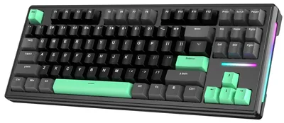 Productafbeelding van Mechanisch Gamingtoetsenbord 87 Toetsen Bluetooth 5.0 Hot Swappable RGB Verlichting Groen