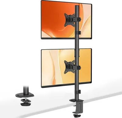 Obrázek produktu pro Nastavitelný držák na monitor pro úhlopříčku 17–32 palců, výškově nastavitelný a naklápěcí, nosnost 9 kg