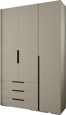 Produktbild von MEBLE KRYSPOL Inova 1 Möbelset Garderobe, 236,7x150x47cm - Kaschmir, Schwarz
