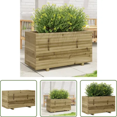 Produktbild von The Living Store Pflanzkübel 90x40x49,5 cm Kiefernholz Imprägniert