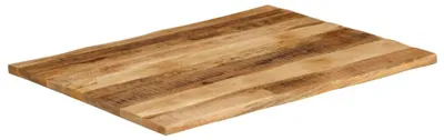 Obrázek produktu pro vidaXL Stolová deska se stromovou hranou 100x80x2,5 cm Hrubé mangové masivní dřevo