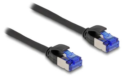 Image de Delock 80227 DELOCK RJ45 Netzwerkkabel Cat.6A S/FTP Slim 1m schwarz