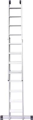 Produktbild von Euroline Premium 302 Stufen- Schiebeleiter 2x8 Sprossen