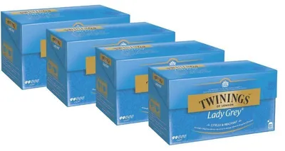 Produktbild von 4x Twinings Lady Grey 25x2g
