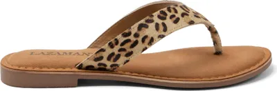 Produktbild von Lazamani Jule Damen Zehentrenner Leopard Größe 40