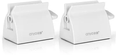Image de Support de rangement pour accessoires de salle de bain, 2 pièces, blanc