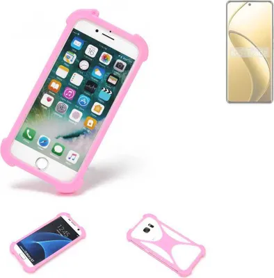 Produktbild von K-S-Trade Handy Hülle kompatibel mit Realme 12 Pro+ Schutz Hülle Bumper Silikon Schutz Hülle Cover Case Silikoncase Silikonbumper TPU Softcase